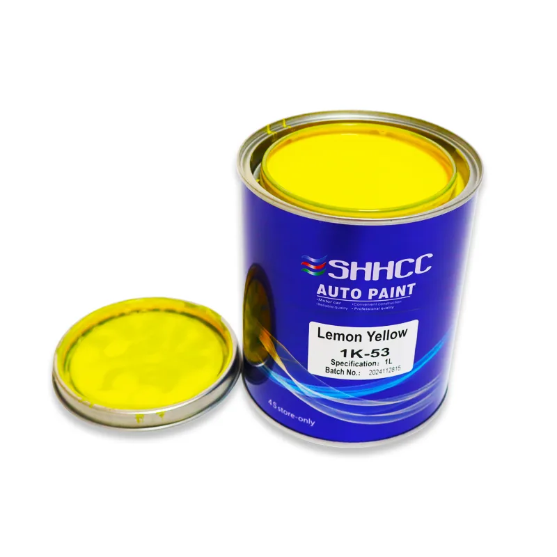 SANHE epoxy primer can open showing product consistency